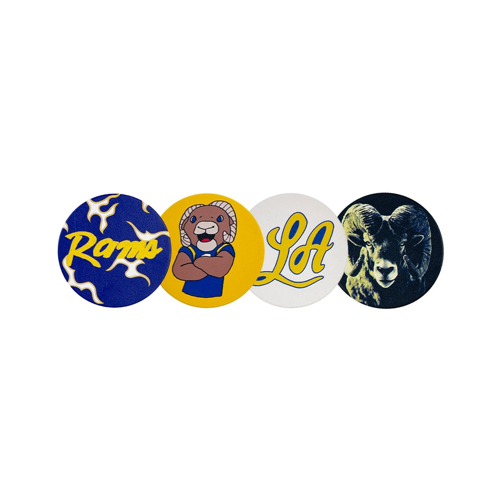 4PK RAMS COASTERS Multi