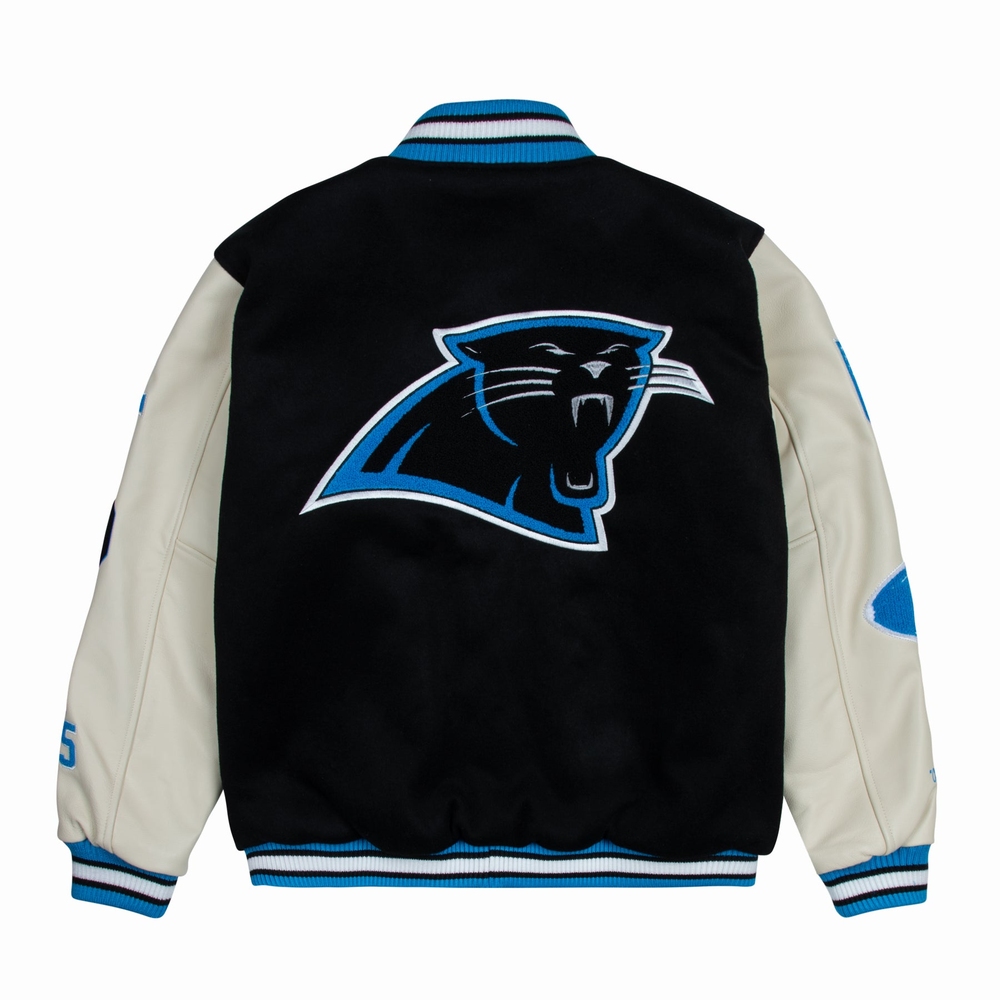 PANTHERS LETTERMAN JACKET Stretch Limo