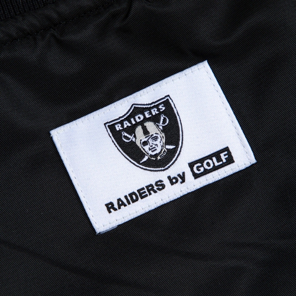 RAIDERS SATIN BOMBER JACKET Stretch Limo