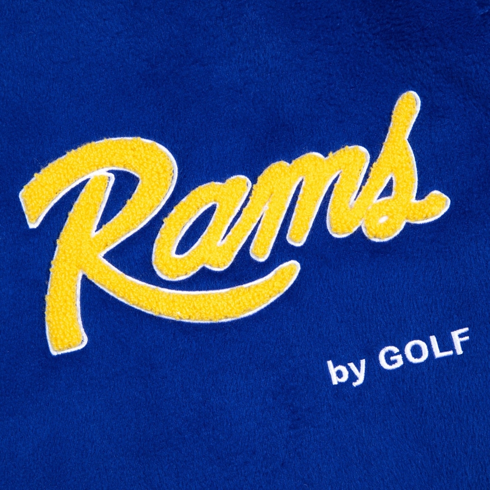 RAMS LETTERMAN JACKET Royal Blue