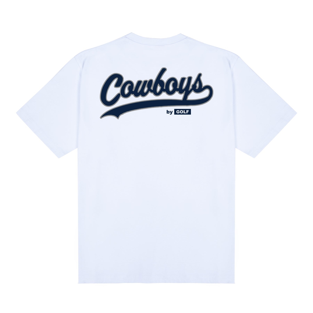 COWBOYS CUTOUT TEE Bright White