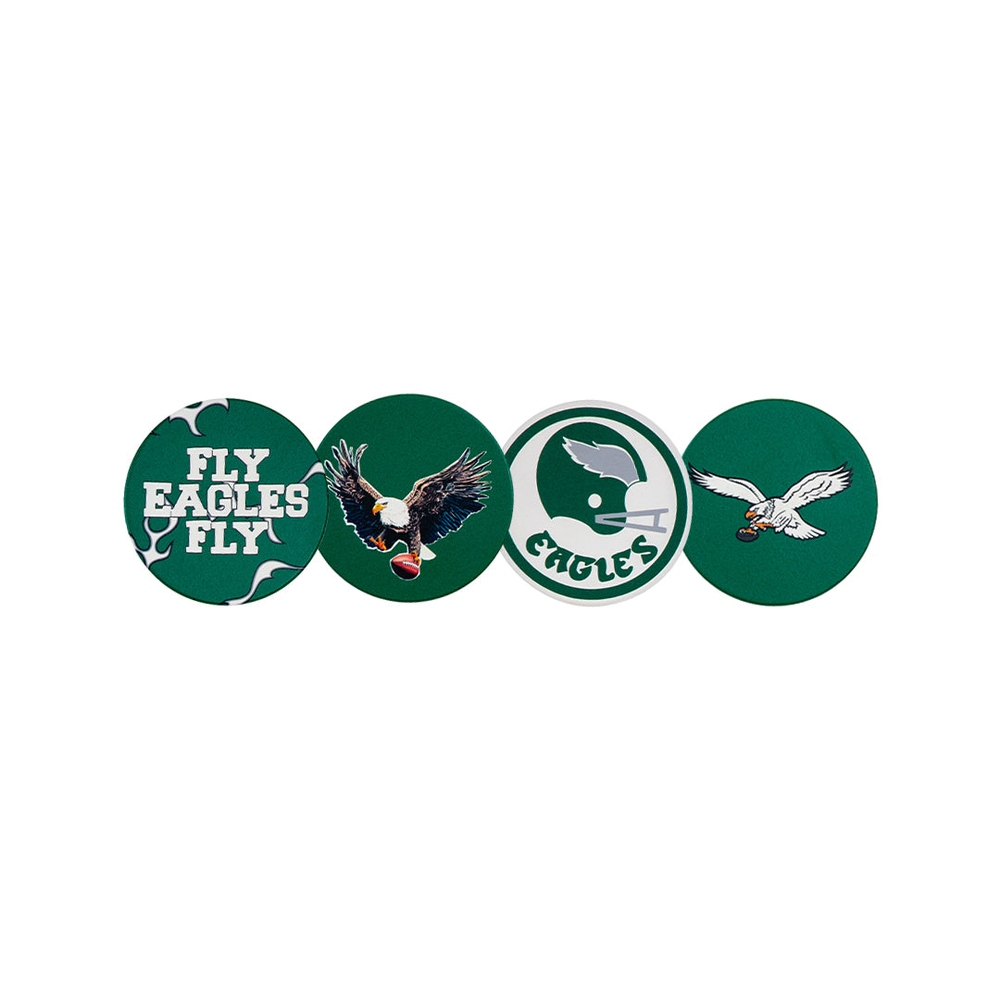 4PK EAGLES COASTERS Multi