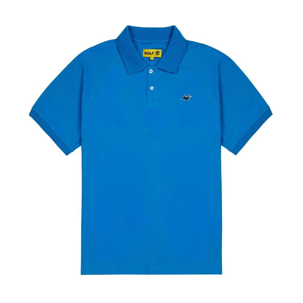 PANTHERS SHORT SLEEVE POLO Diva Blue