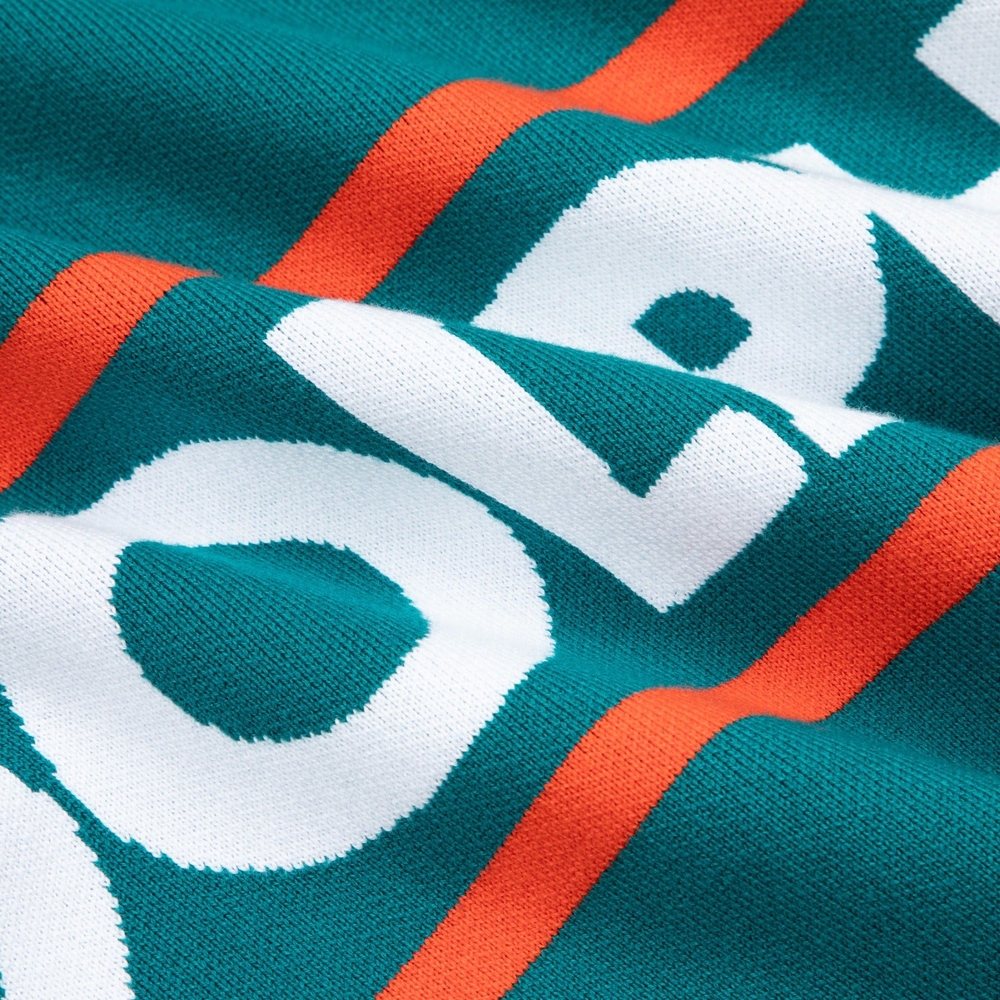 DOLPHINS JACQUARD SWEATER Teal Green