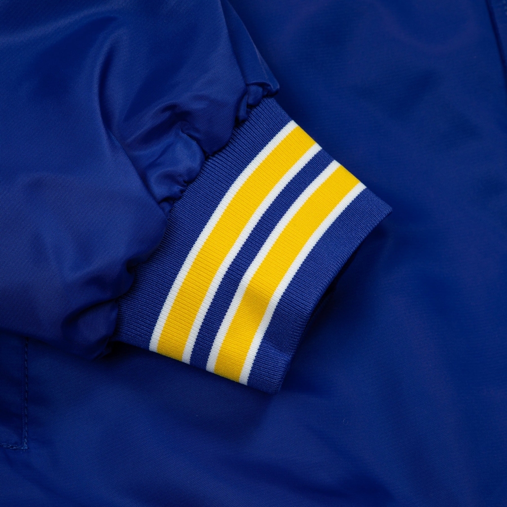 RAMS SATIN BOMBER JACKET Royal Blue