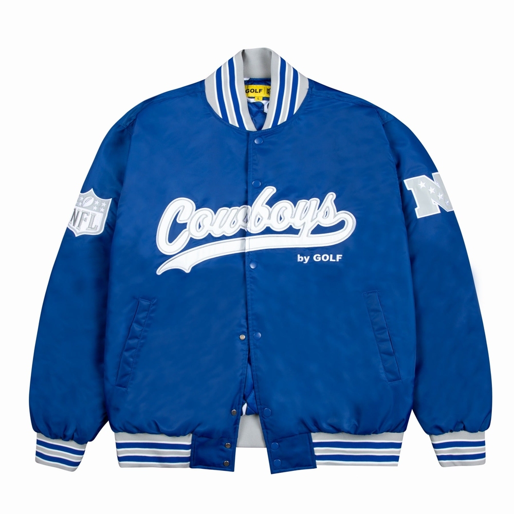 COWBOYS SATIN BOMBER JACKET Surf the Web