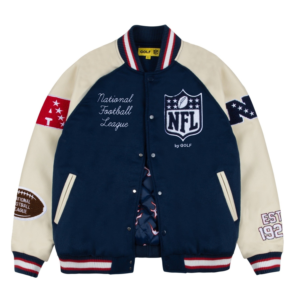 NFL LETTERMAN JACKET Estate Blue