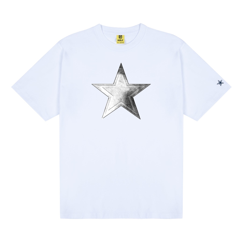 COWBOYS CUTOUT TEE Bright White