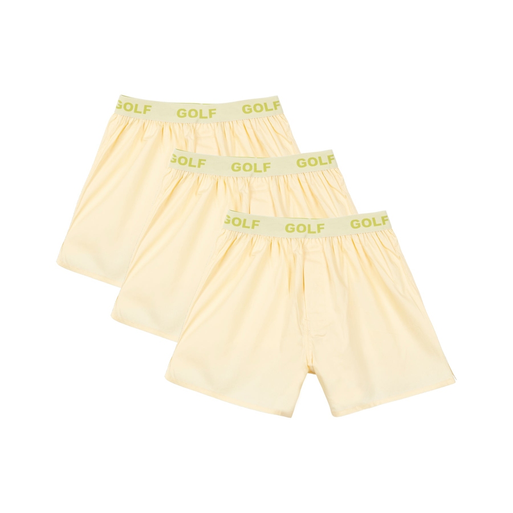 LOGO BOXERS 3PK Cream