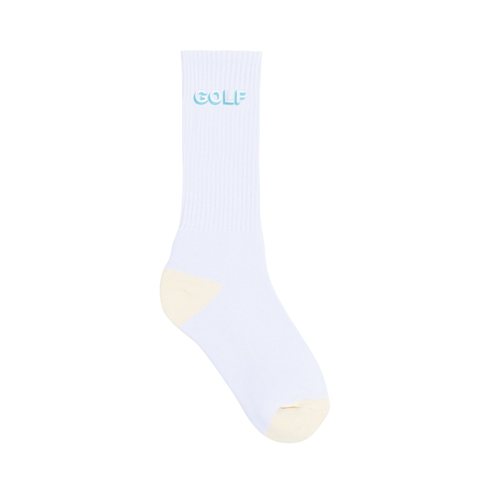 LOGO 3D 2 TONE SOCKS 3PK White