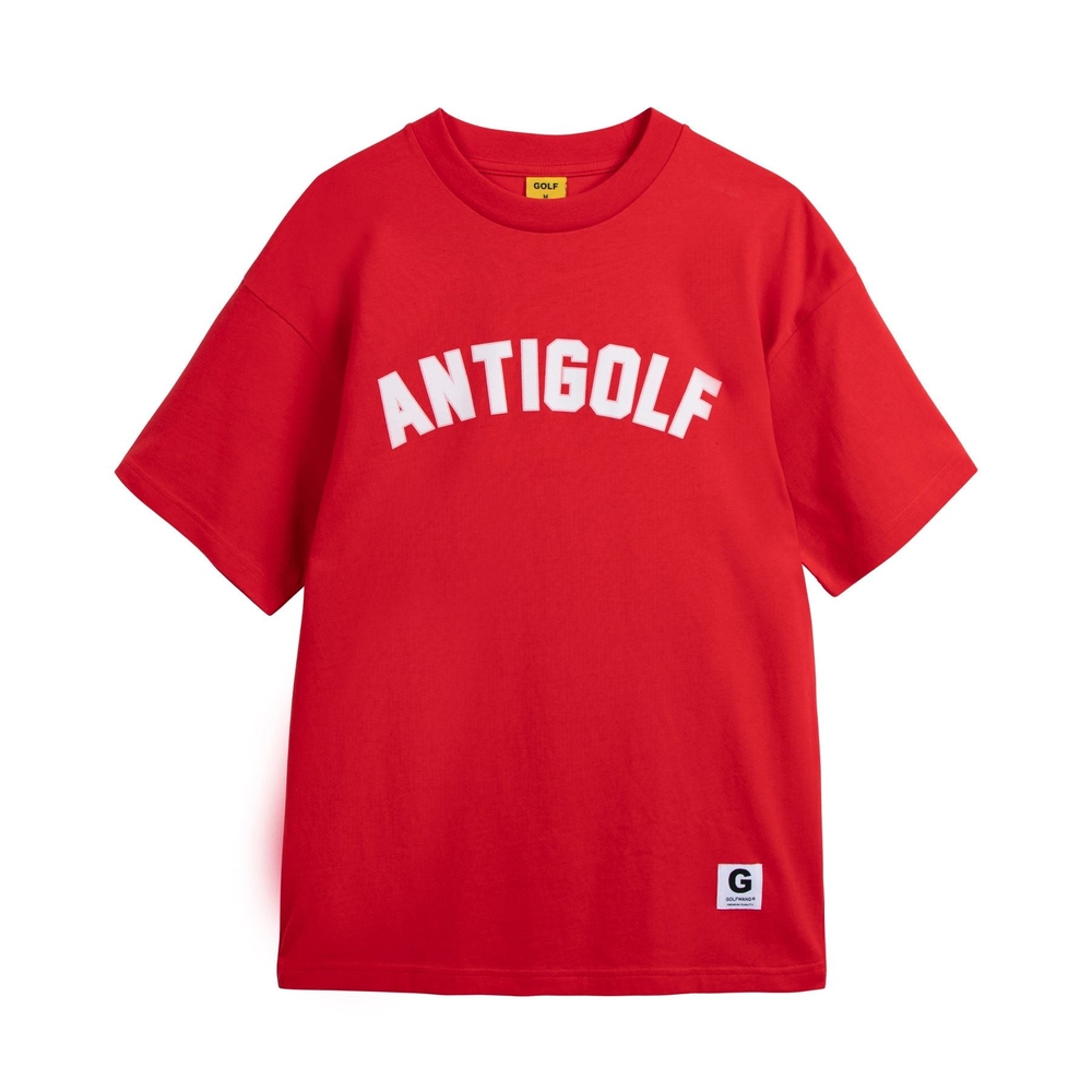 ANTIGOLF HEAVYWEIGHT TEE Red