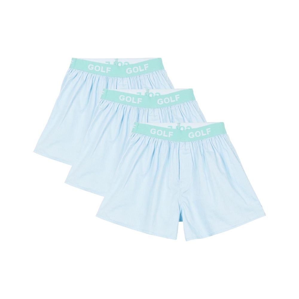 LOGO BOXERS 3PK Light Blue