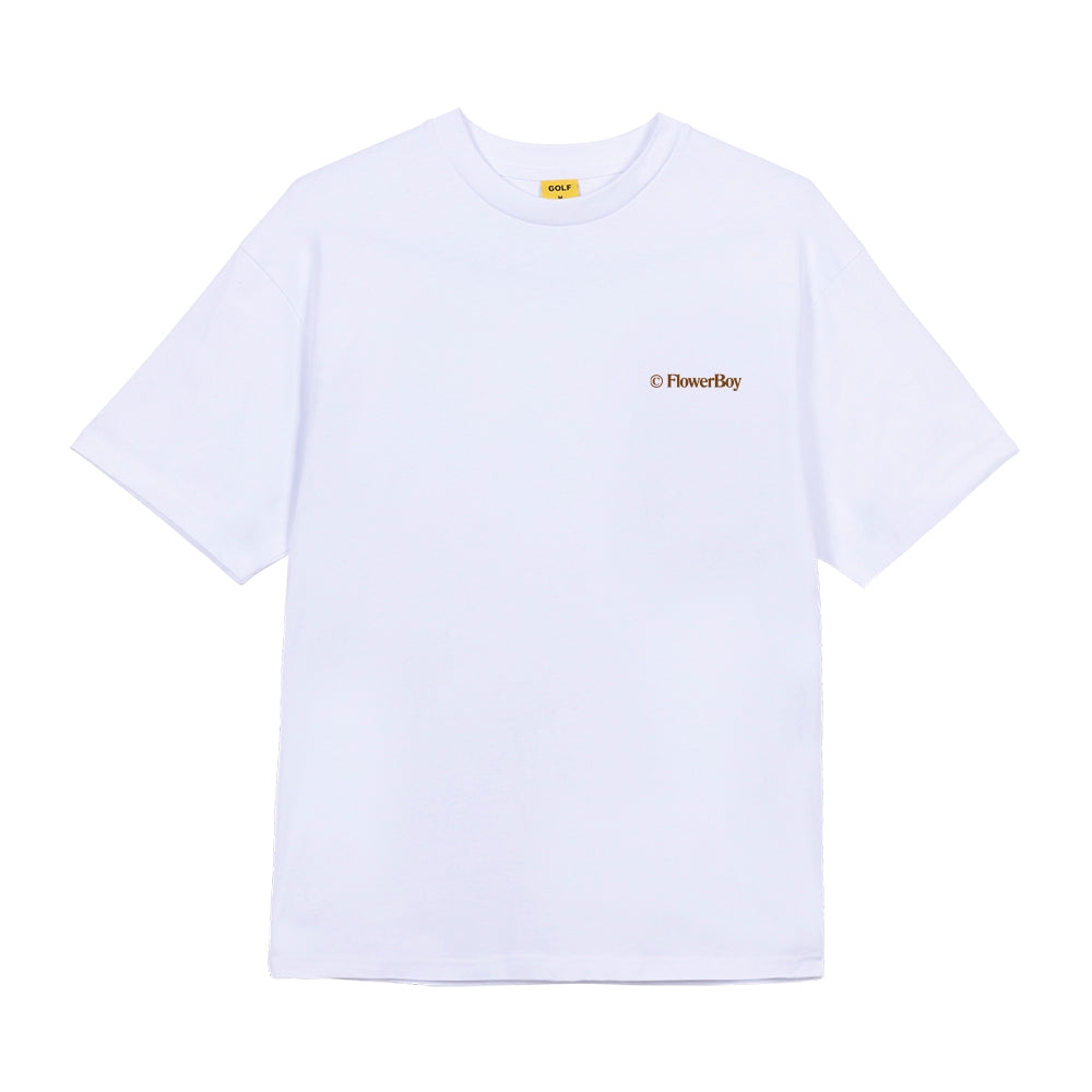 SAVE THE BEES TEE White/Brown