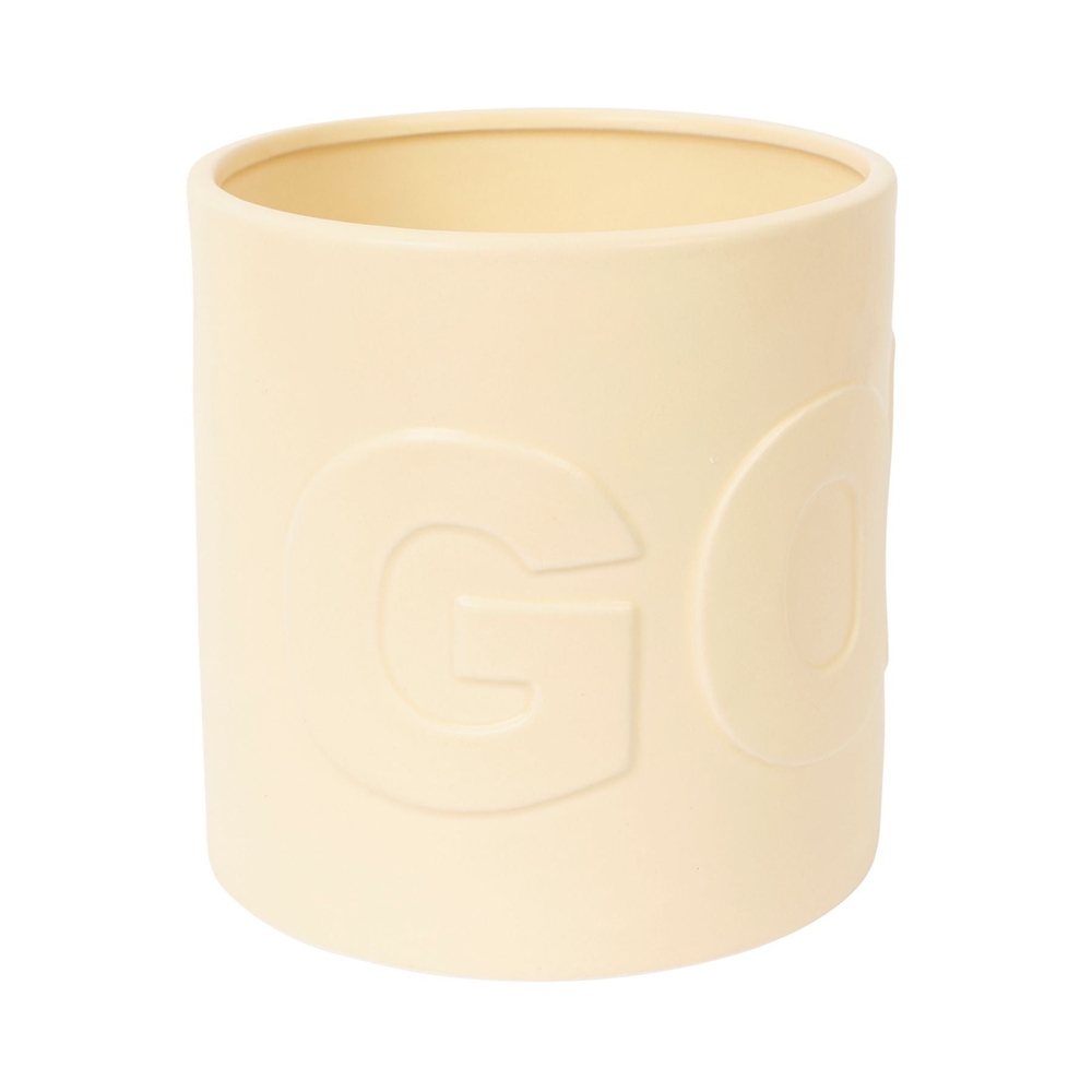 LOGO FLOWER POT Ivory