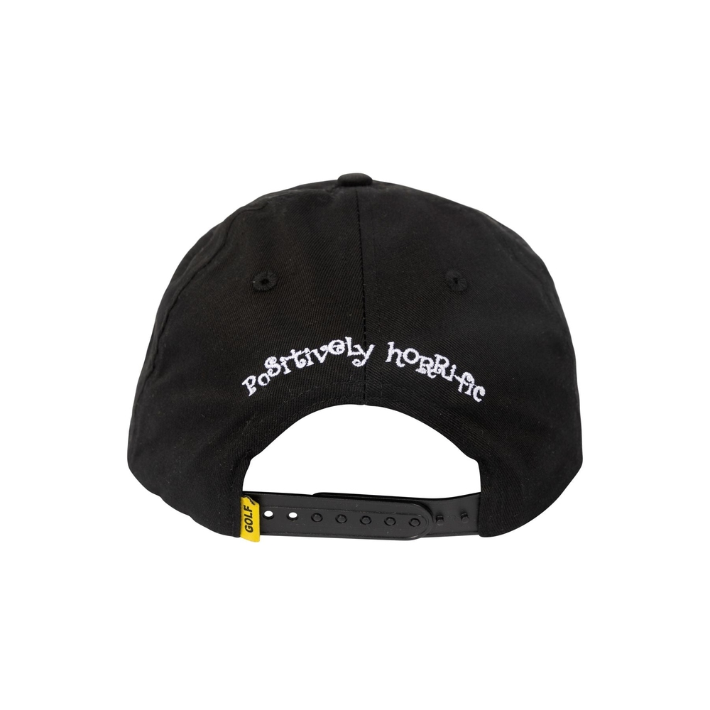 HORRIFIC 5 PANEL SNAPBACK Black