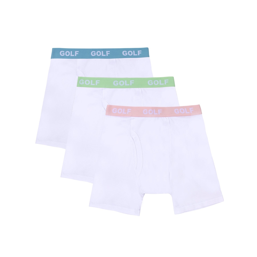 LOGO BOXER BRIEFS 3PK Green/Pink/Blue