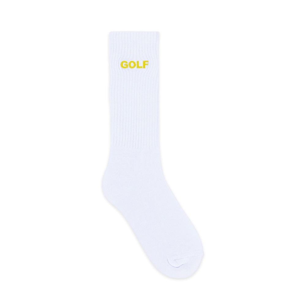 LOGO SOCKS 3PK White/Gold