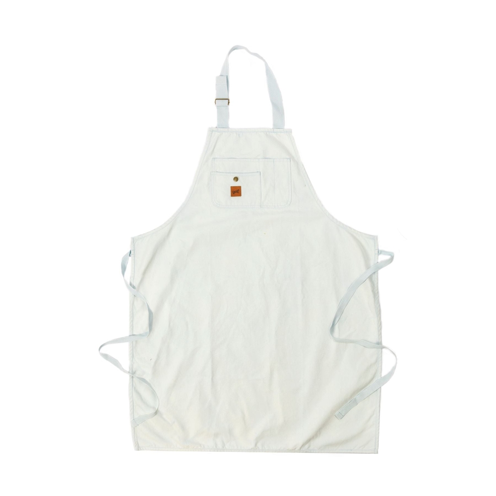 WASHED CANVAS APRON Starlight Blue