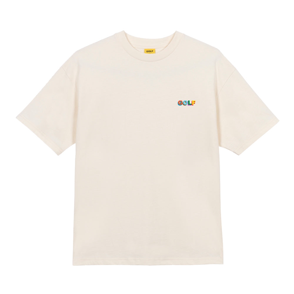 MULTI 3D SMALL LOGO TEE Cream