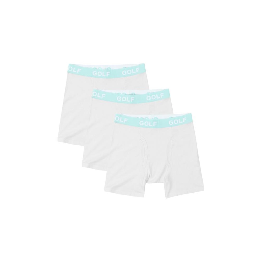 LOGO BOXER BRIEFS 3PK White/Blue