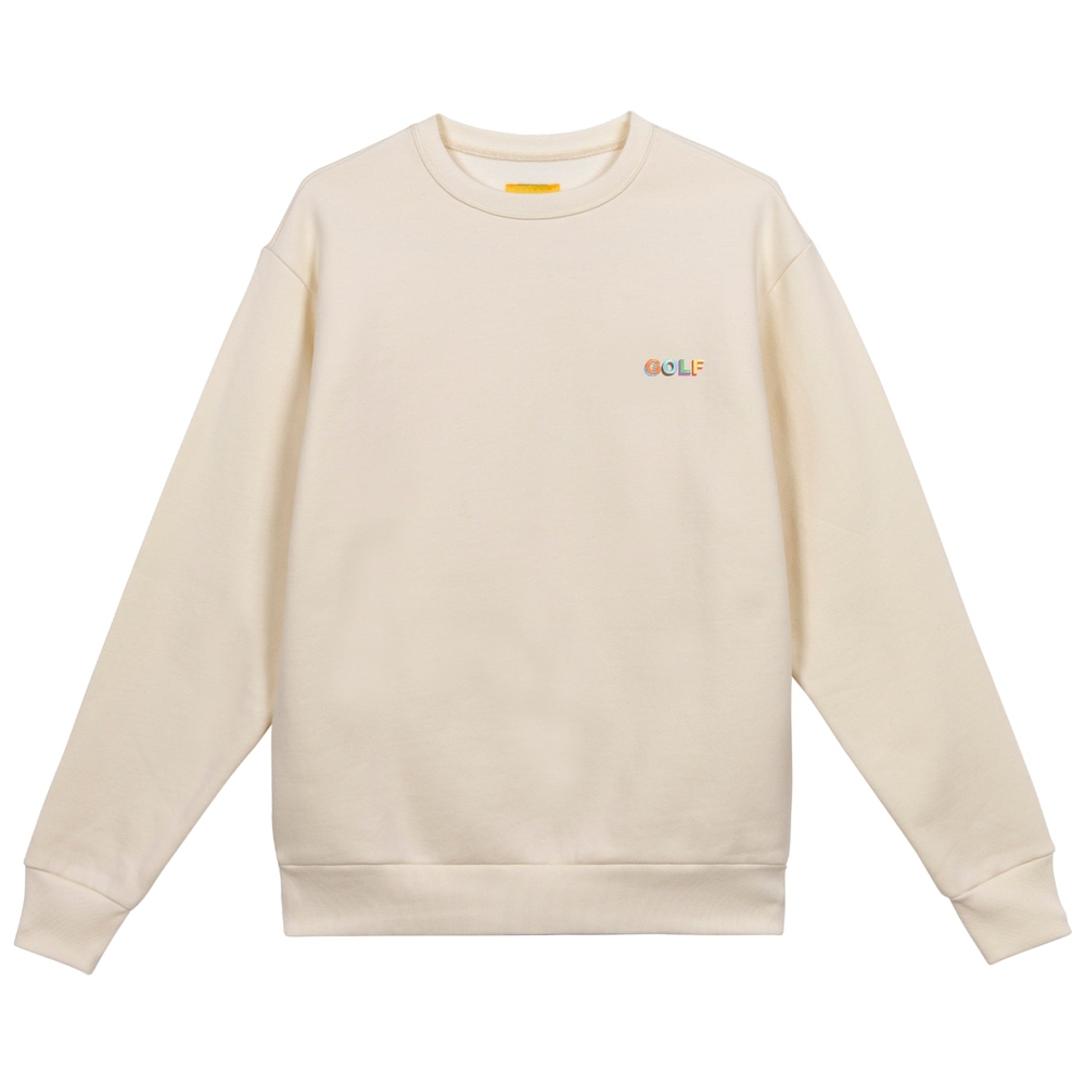 MULTI 3D LOGO CREWNECK Cream