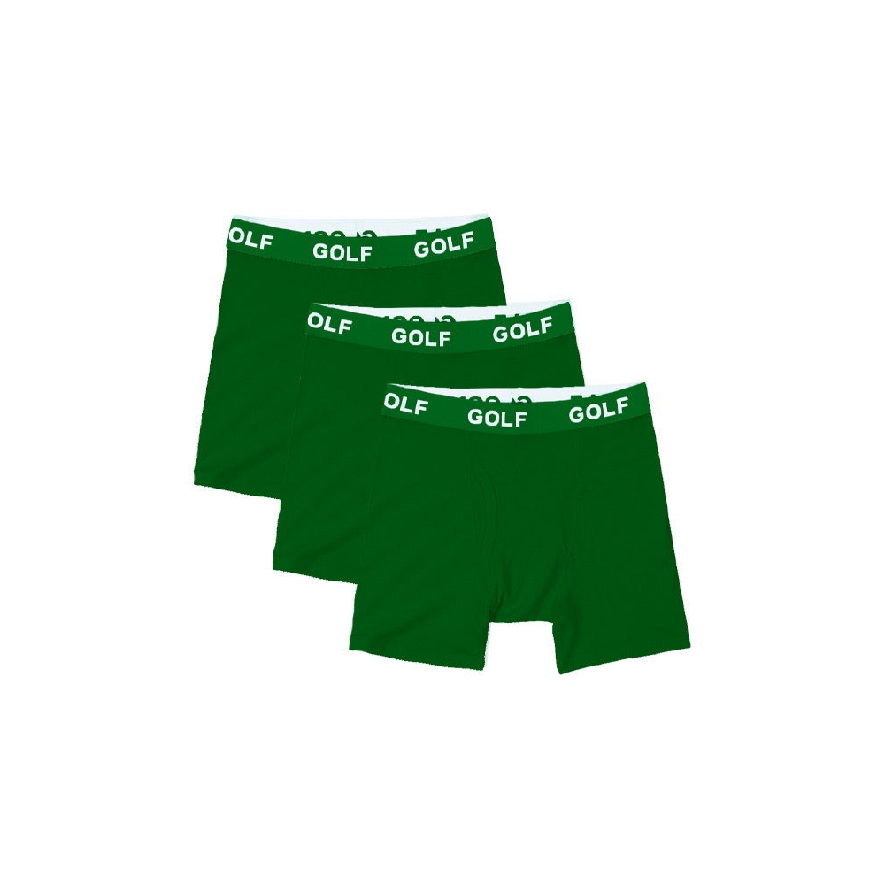 LOGO BOXER BRIEFS 3PK Green