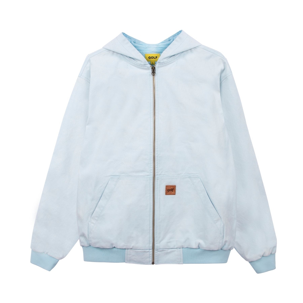 WASHED CANVAS WORK JACKET Starlight Blue