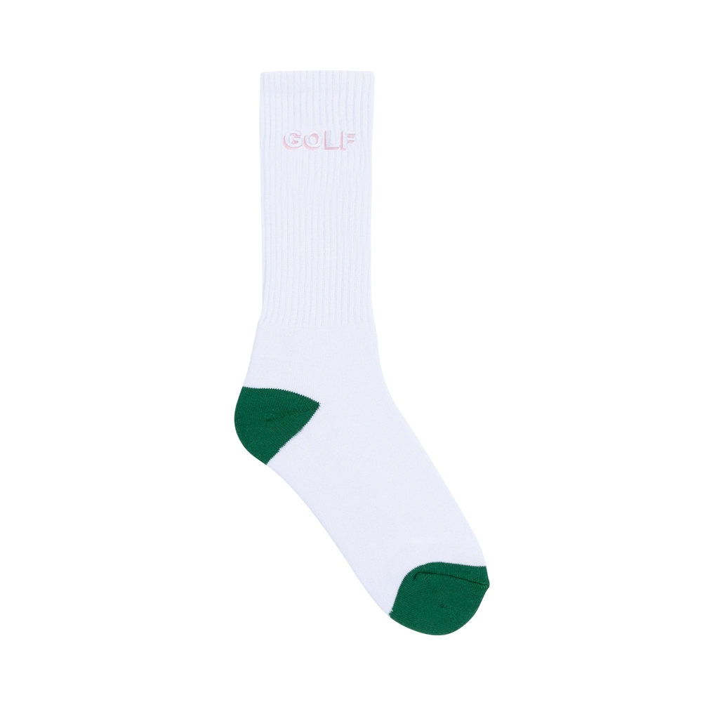 LOGO 3D 2 TONE SOCKS 3PK White