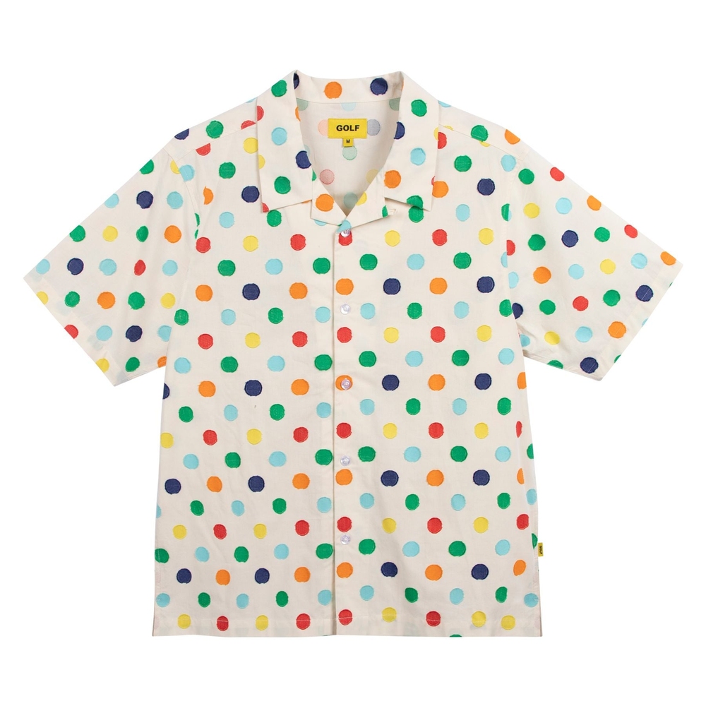 CLIPPED POLKA DOT SHIRT Antique White