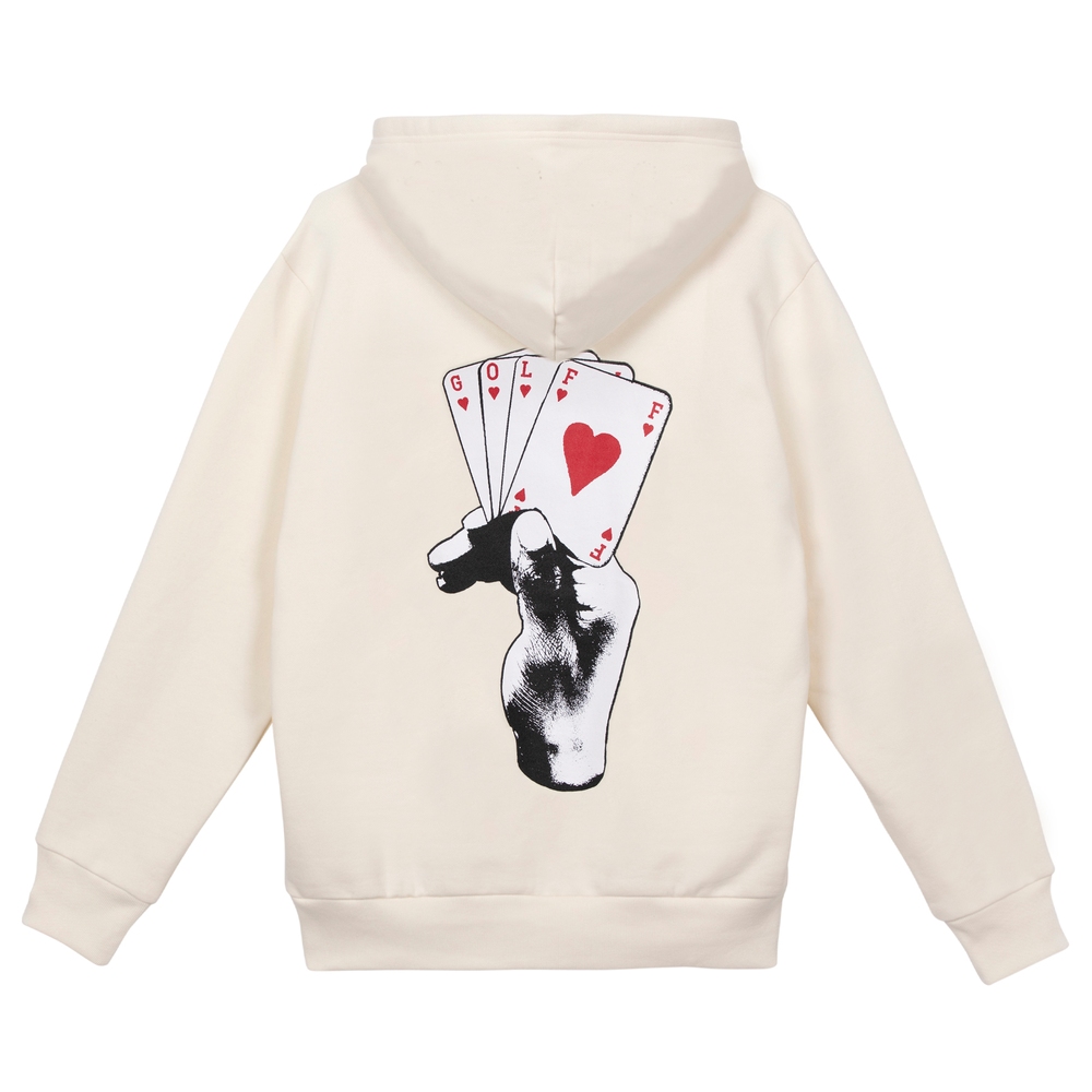 GAME OF LOVE HOODIE Antique White