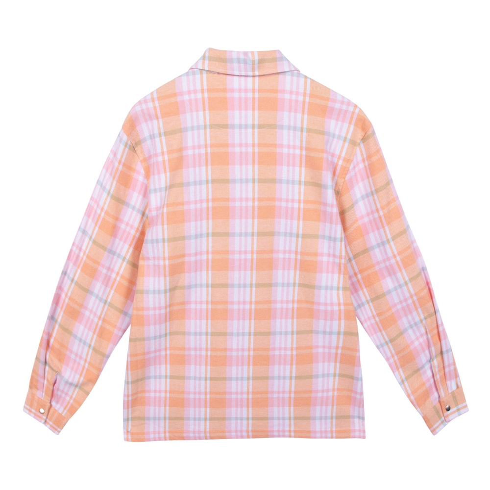 FLANNEL ZIP SHIRT Kumquat