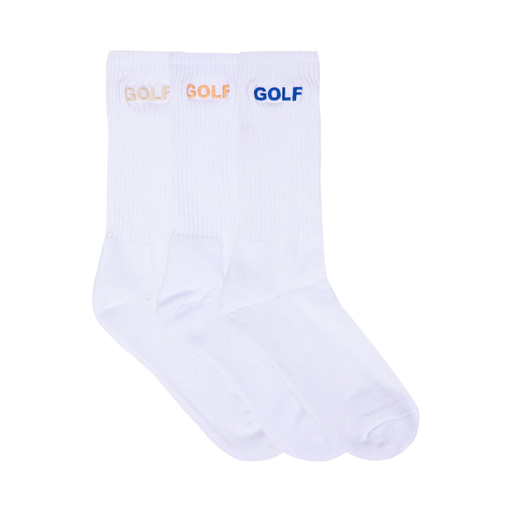 LOGO SOCKS 3PK White/KIE