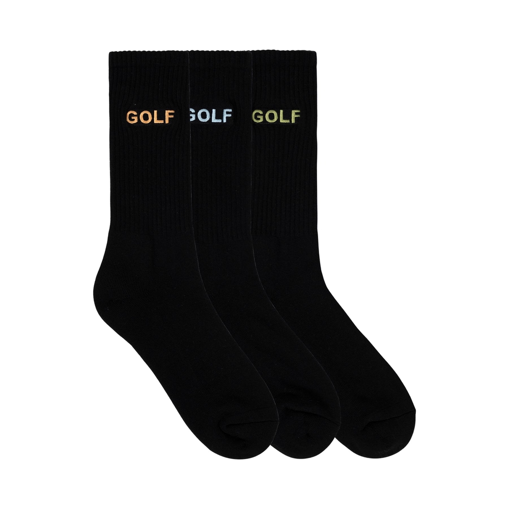 LOGO SOCKS 3PK White/GPB