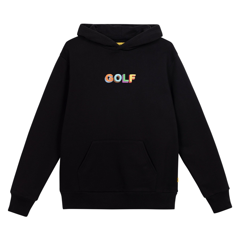 MULTI 3D LOGO HOODIE Black