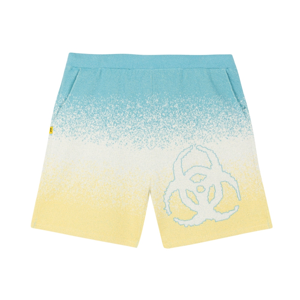 GRADIENT TERRY SHORT Yellow Multi