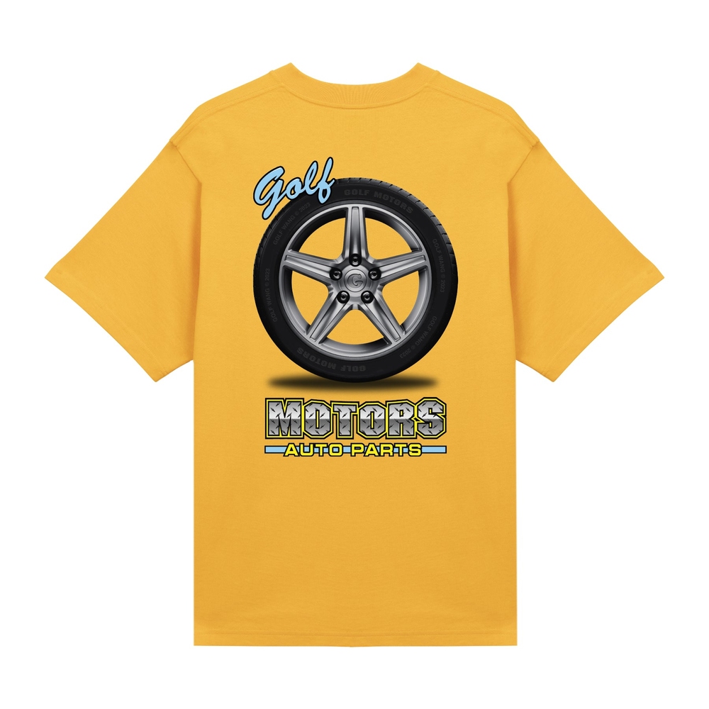 AUTO PARTS TEE Gold