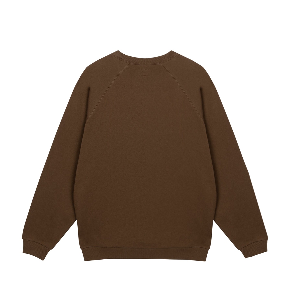 DIABLO RAGLAN CREWNECK Brown