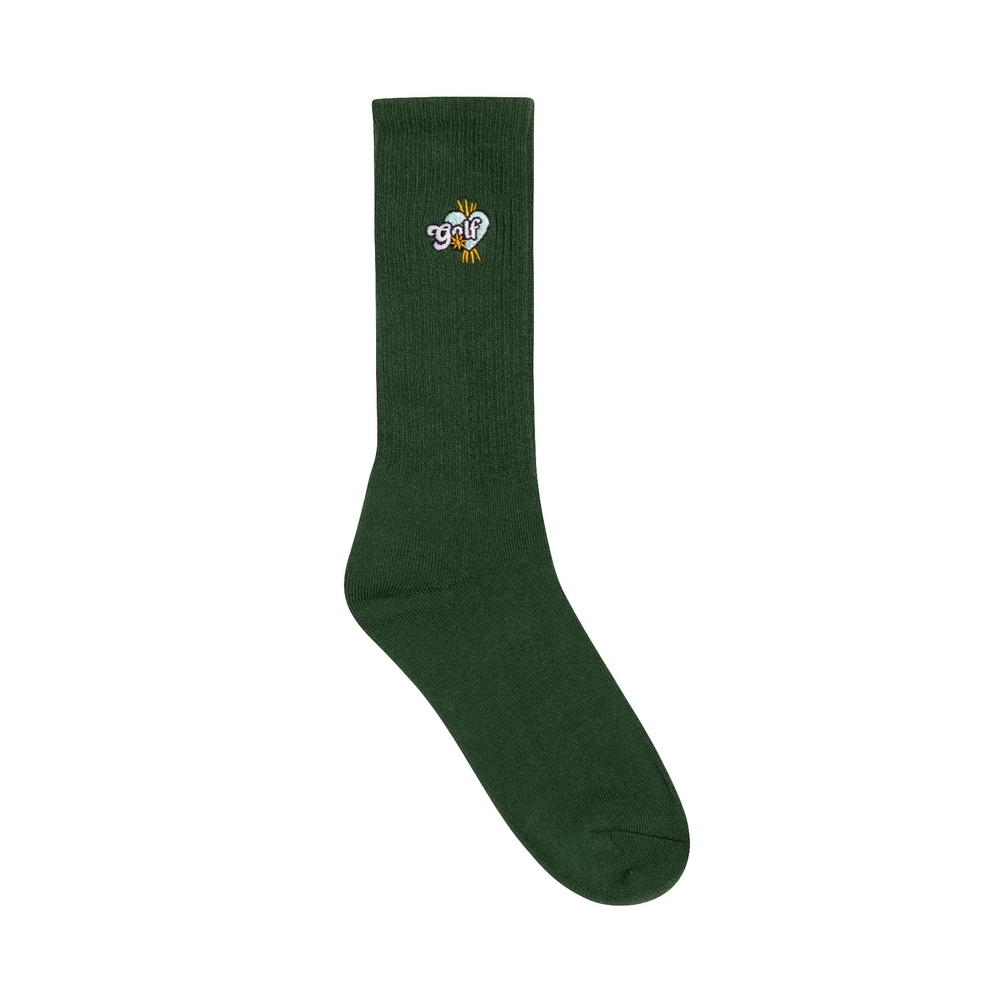 ROMEO SOCKS 3PK Cream/Dark Green/Black