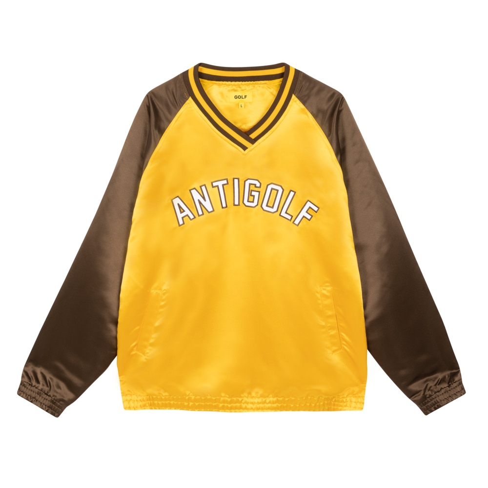 ANTIGOLF SATIN PULLOVER Gold