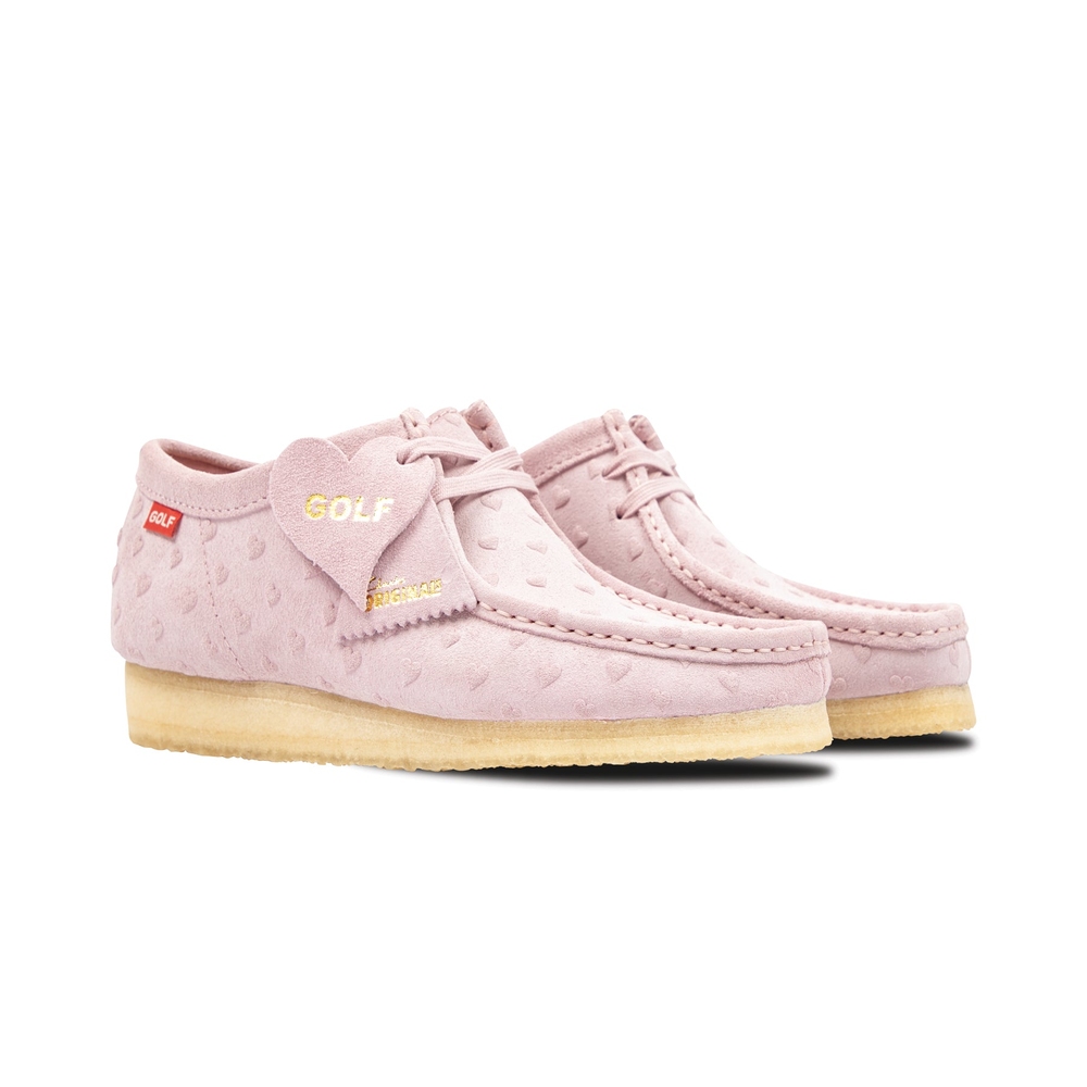 CLARKS WALLABEES Light Pink