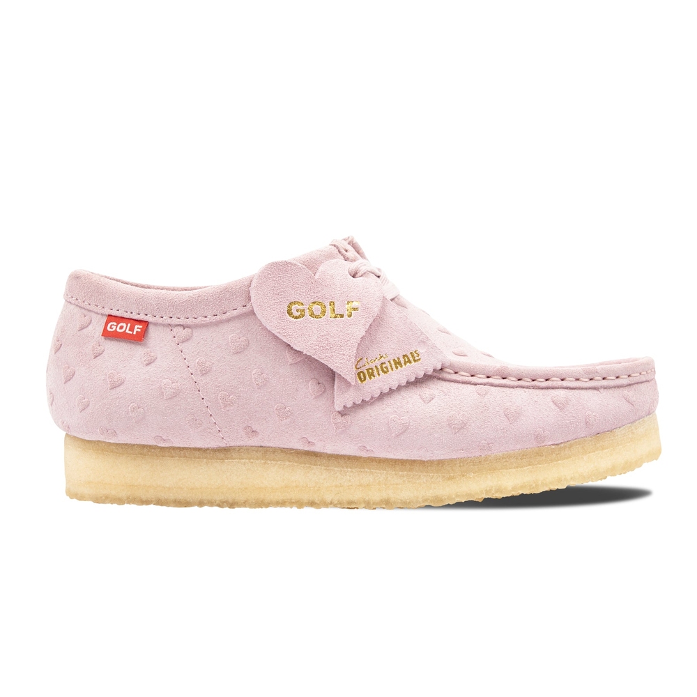 CLARKS WALLABEES Light Pink