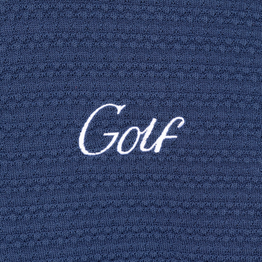 CADDY STRIPED POLO Navy