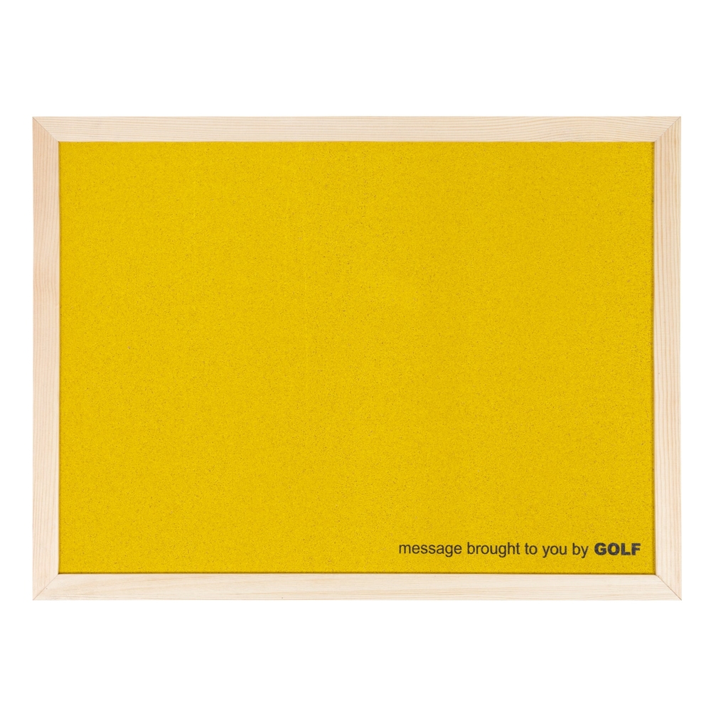 LOGO CORKBOARD Yellow