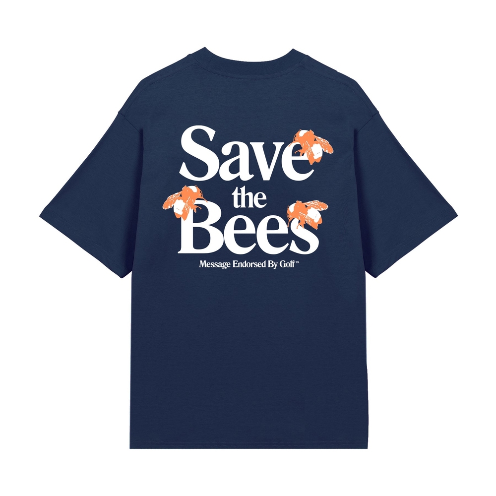 SS24 SAVE THE BEES TEE Navy