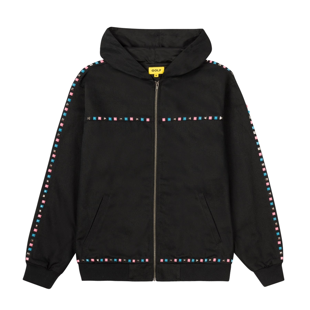 STUDDED ROGUE JACKET Black