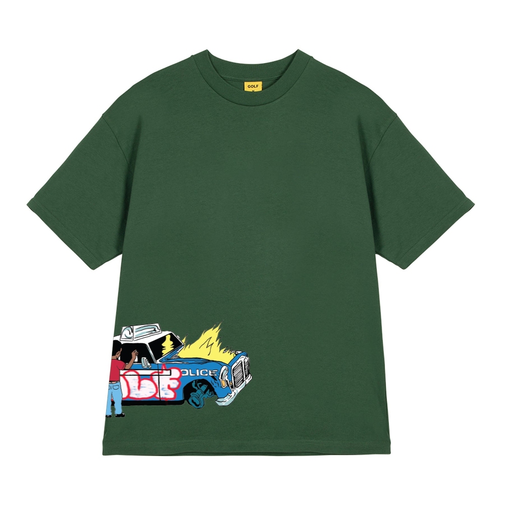 CIVIL DISOBEDIENCE TEE Dark Green