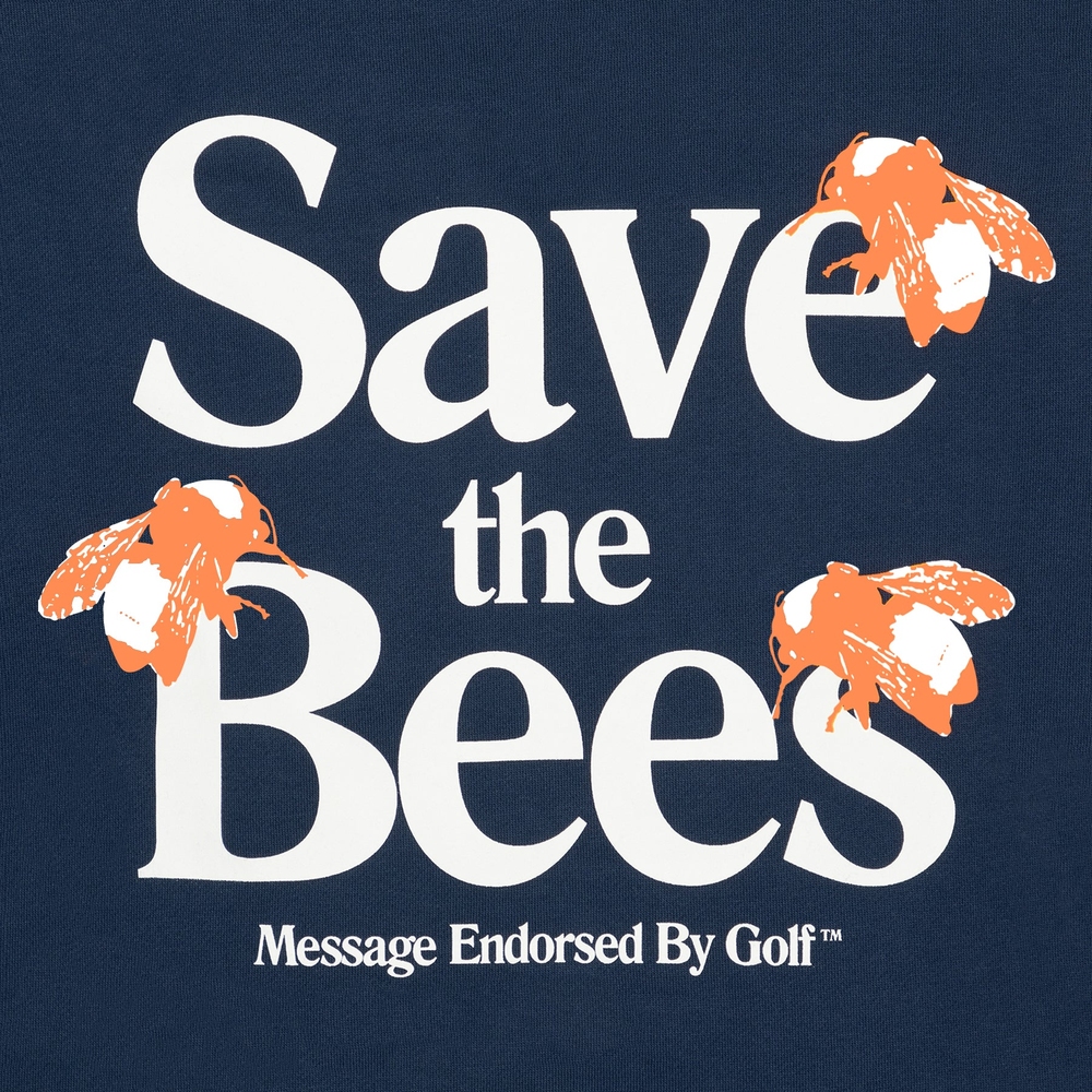 SS24 SAVE THE BEES TEE Navy