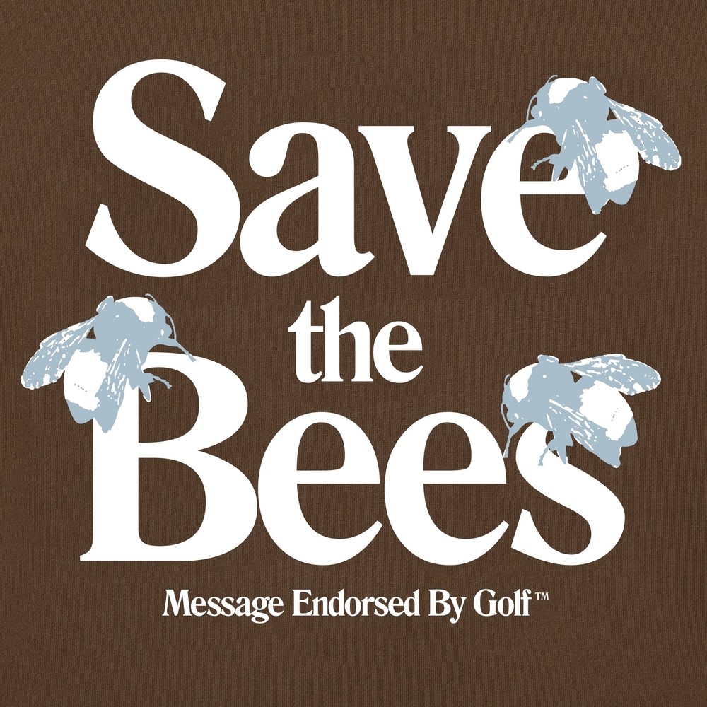 SS24 SAVE THE BEES TEE Brown