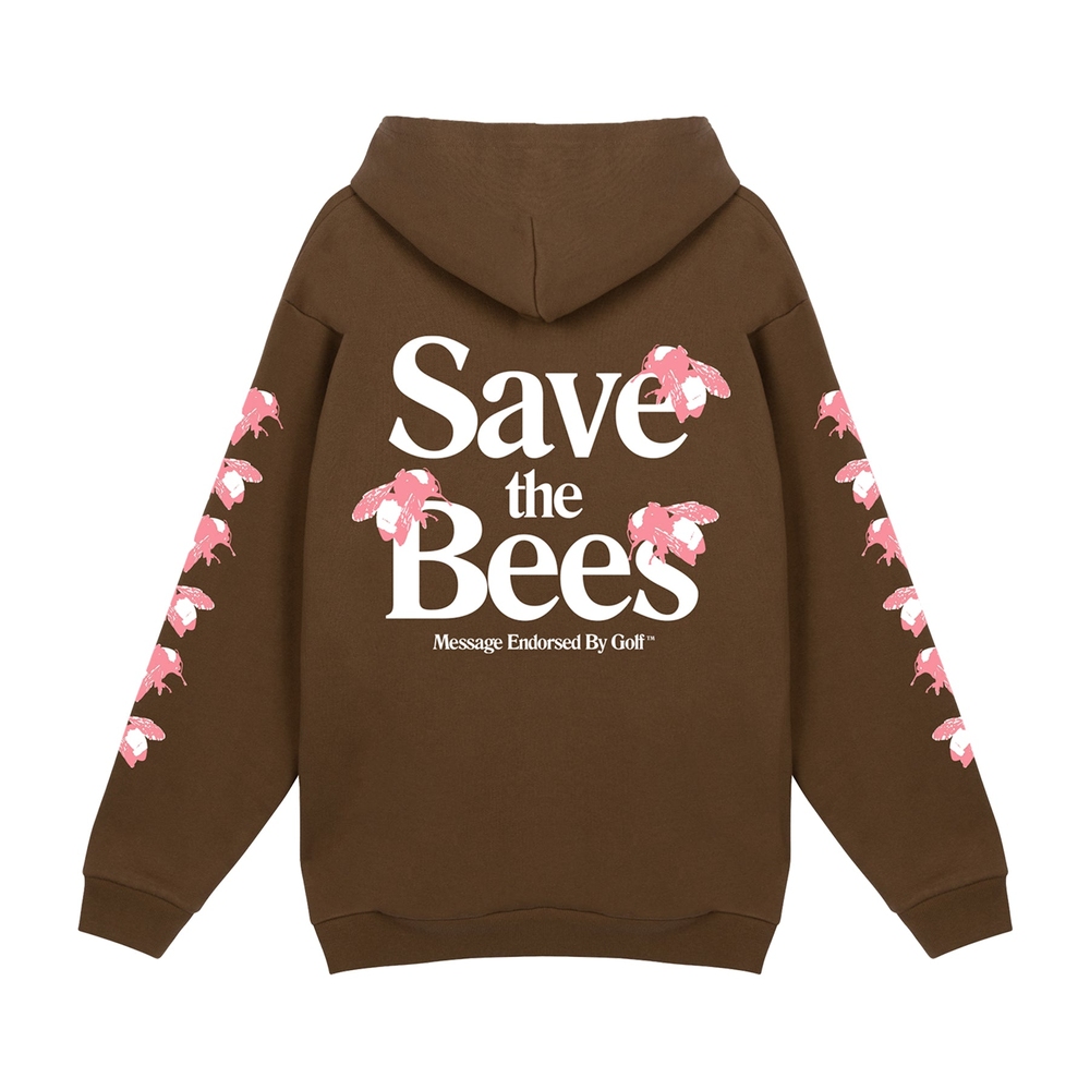 SAVE THE BEES HOODIE Brown