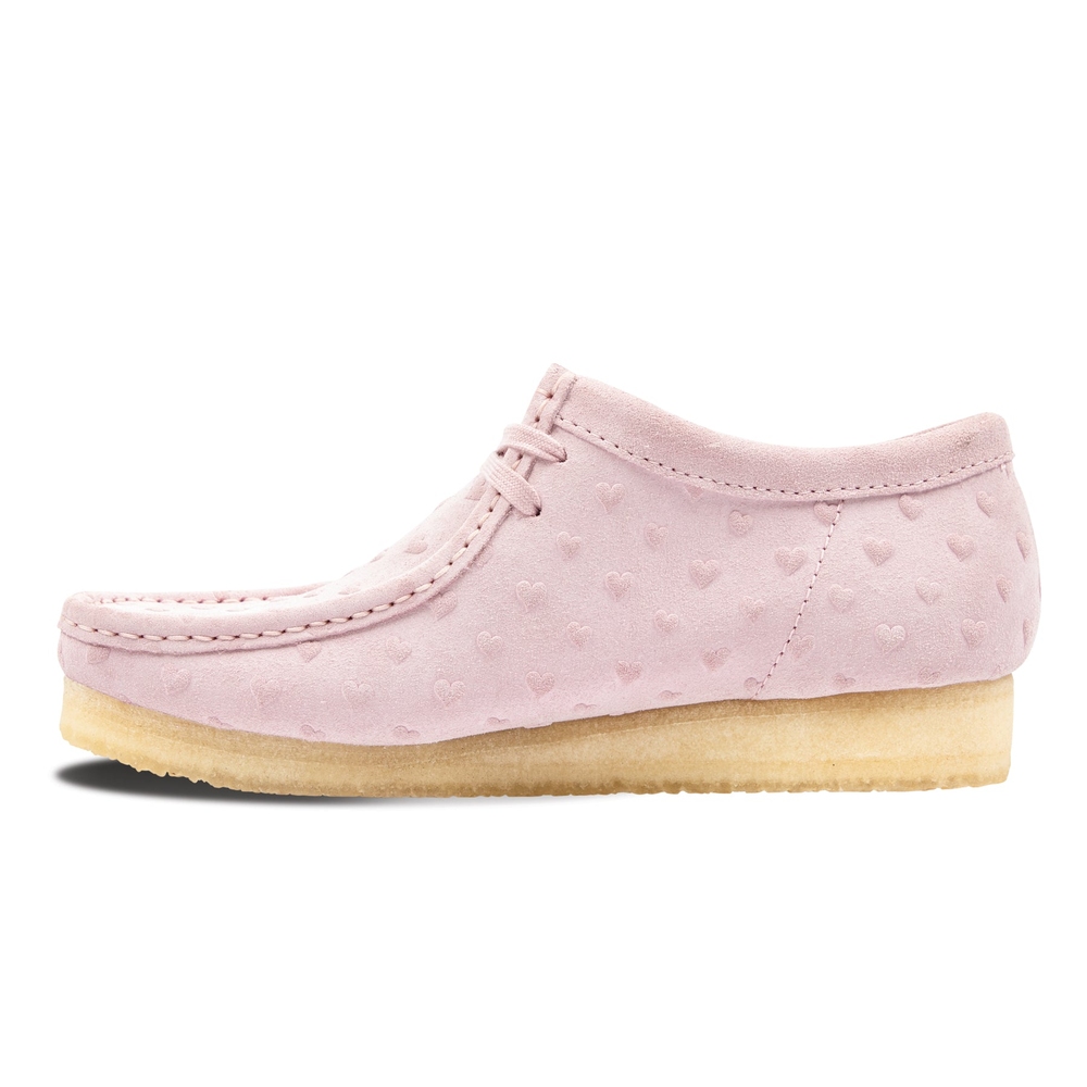 CLARKS WALLABEES Light Pink